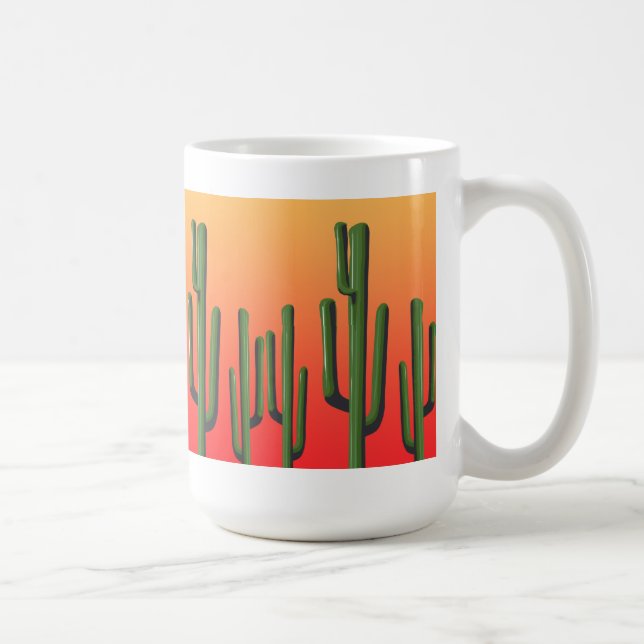 Saguaro Cactus Sunset Mug (Droite)
