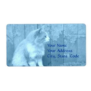 Sahara bleu (chat) Étiquette de adresse