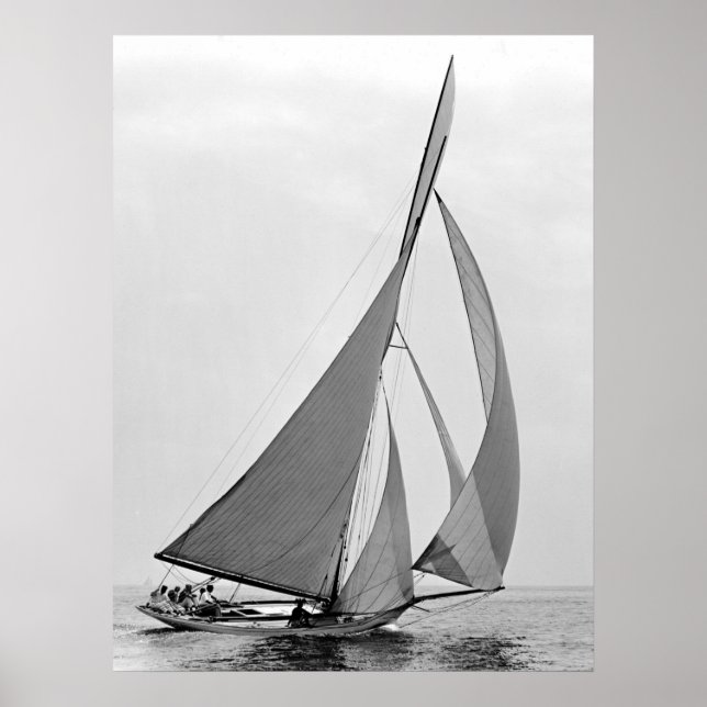 Sailboat Hawk 1891 Poster (Devant)