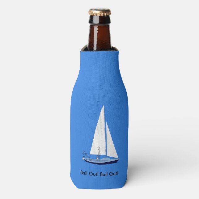 Sailboat Sailboat Sailers Funny Glacière bouteille (Bottle Devant)