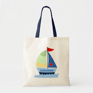 SAILING SAIL BAAT Sac fourre-tout - ajoutez un NOM