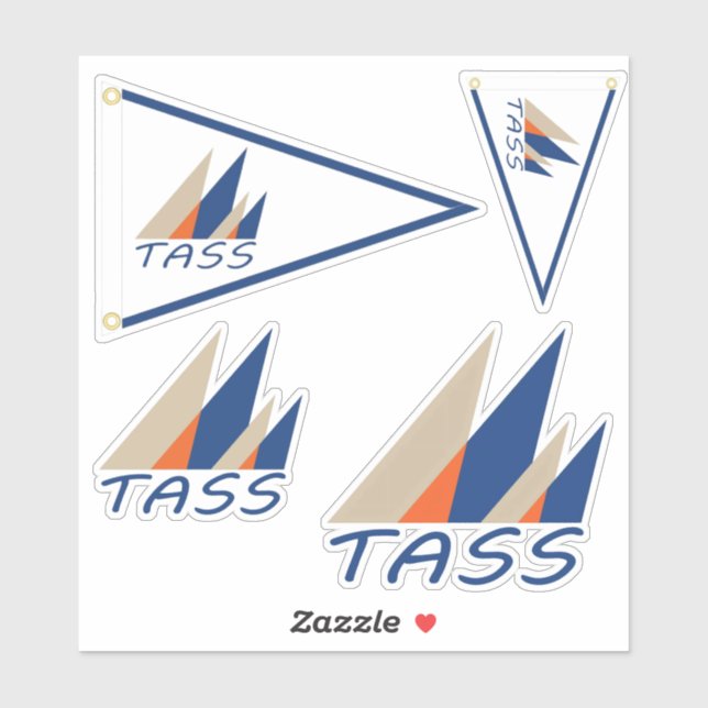 SailTASS Custom-Cut Vinyl Sticker (Feuille)