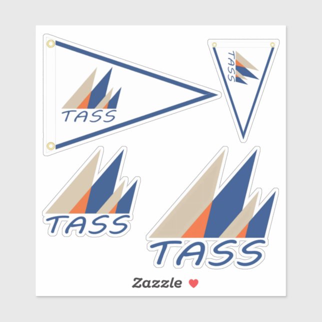 SailTASS Custom-Cut Vinyl Sticker (Feuille)