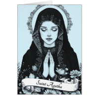Saint Agatha de Sicile Patron des Infirmières