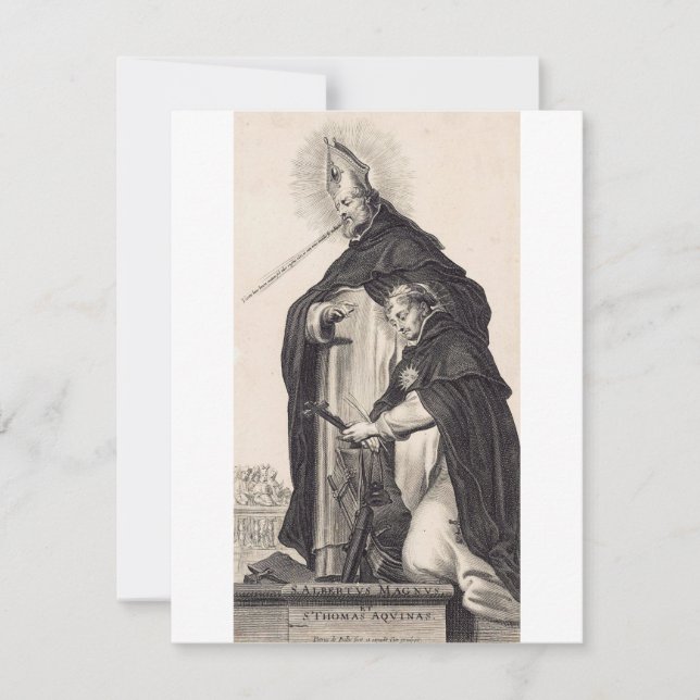 Saint Albert le Grand et saint Thomas d'Aquin (Devant)