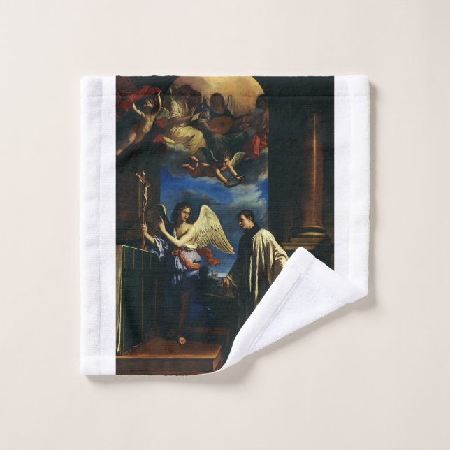 Saint Aloysius Gonzaga Patron des étudiants Beaux- (Gant de toilette)