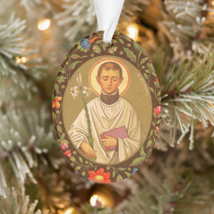 Saint Aloysius Gonzaga recto-verso (PM 01) Acryliq