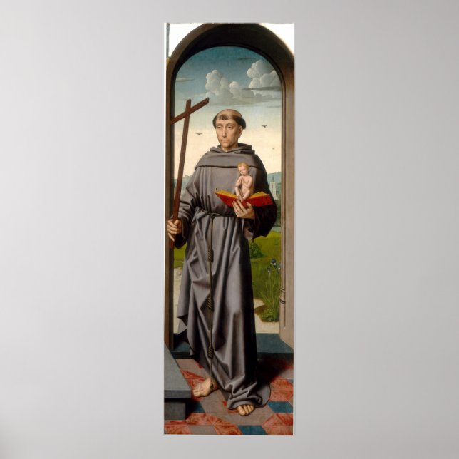 Saint Anthony - Gerard David Fine Art Poster (Devant)