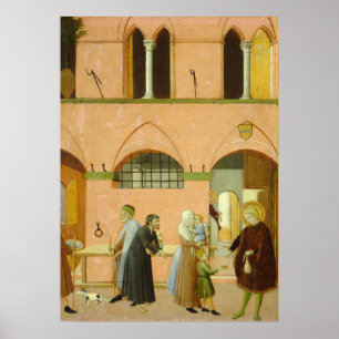 Saint Anthony - Poster d'art raffiné Sano di Pietr