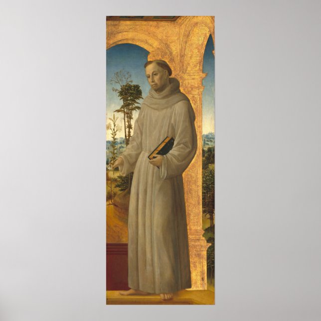 Saint Anthony - Vincenzo Foppa Poster d'Art (Devant)