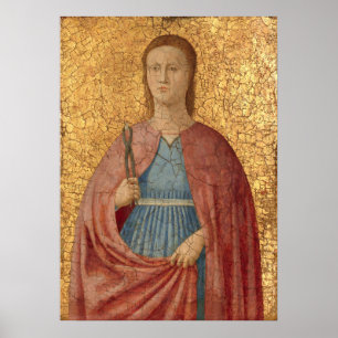 Saint Apollonia - Poster d'art artistique Piero Fr