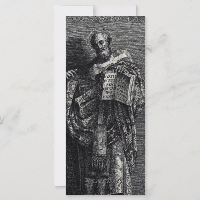 Saint Athanase d'Alexandrie Art Graphique (Devant)