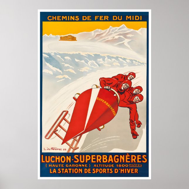 Saint Aventin Impression France Affiche de Voyage  (Devant)