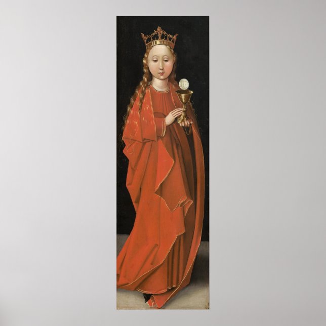 Saint Barbara - Starck Triptych Fine Art Poster (Devant)