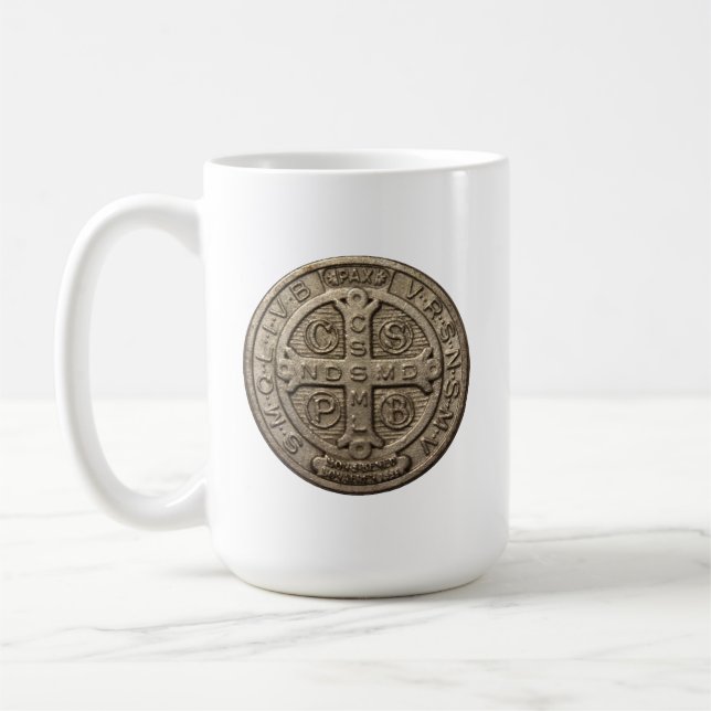 Saint Benedict Medal Mug (Gauche)