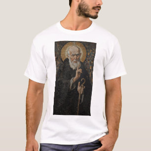 Saint Benoît de Nursia Christian Art T-shirt