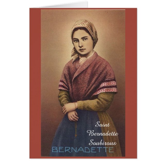 Saint Bernadette Soubirous (Devant)