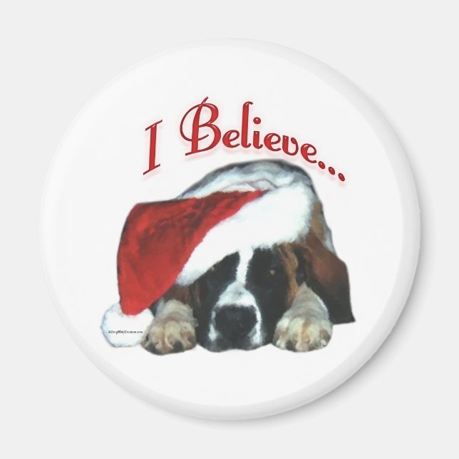 Saint Bernard I Believe - Magnet (Devant)