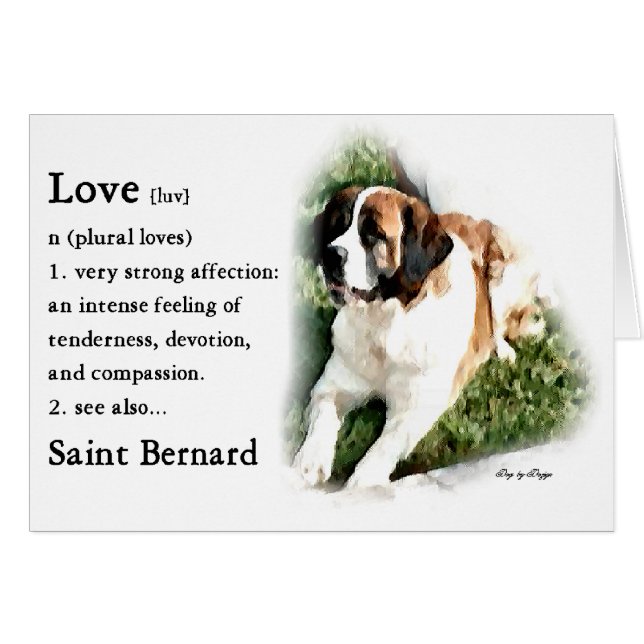 Saint Bernard Lovers (Devant horizontal)