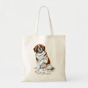saint bernard tote bag