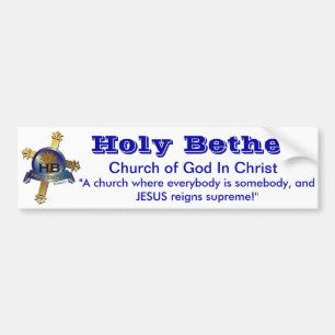 Saint Bethel Eglise de Dieu en Christ Sticker Bump