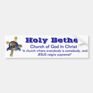 Saint Bethel Eglise de Dieu en Christ Sticker Bump