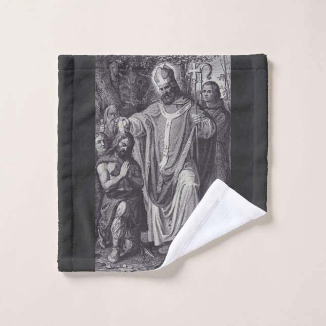 Saint Boniface Apôtre Premium d'Allemagne (Gant de toilette)