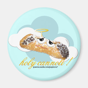'saint cannoli ! ' humoristique magnet parodique