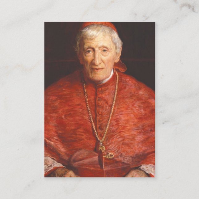 Saint-Cardinal John Henry Newman Carte Sainte Cath (Devant)