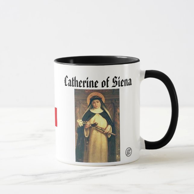 SAINT CATHERINE* de tasse de Sienne (Droite)