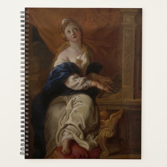 Saint Cecilia | c.1700 (Pétrole sur papier) (Devant)