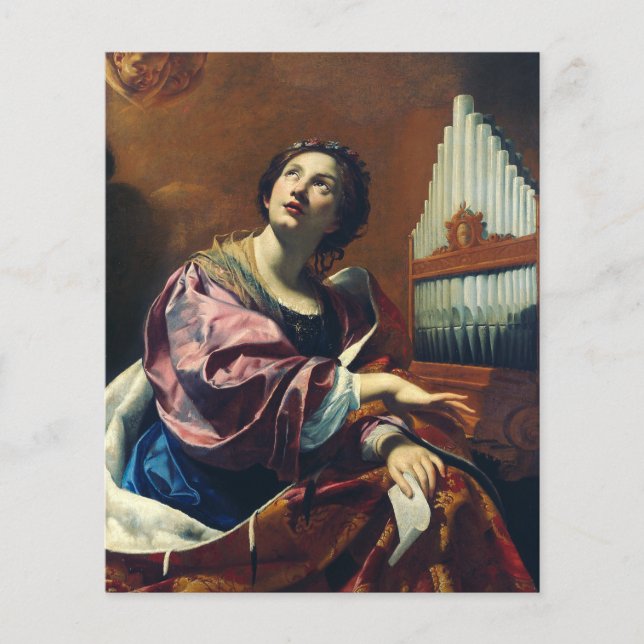 Saint Cecilia par Simon Vouet (Devant)
