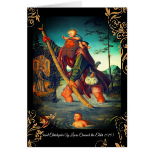 Saint Christopher avec le Christ enfant