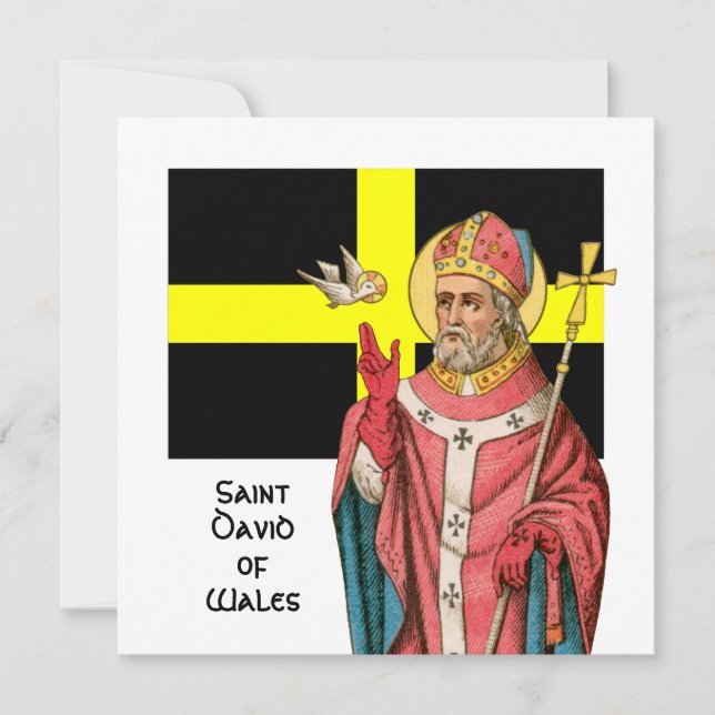 Saint David du Pays de Galles (P 001) et son drape (Devant)