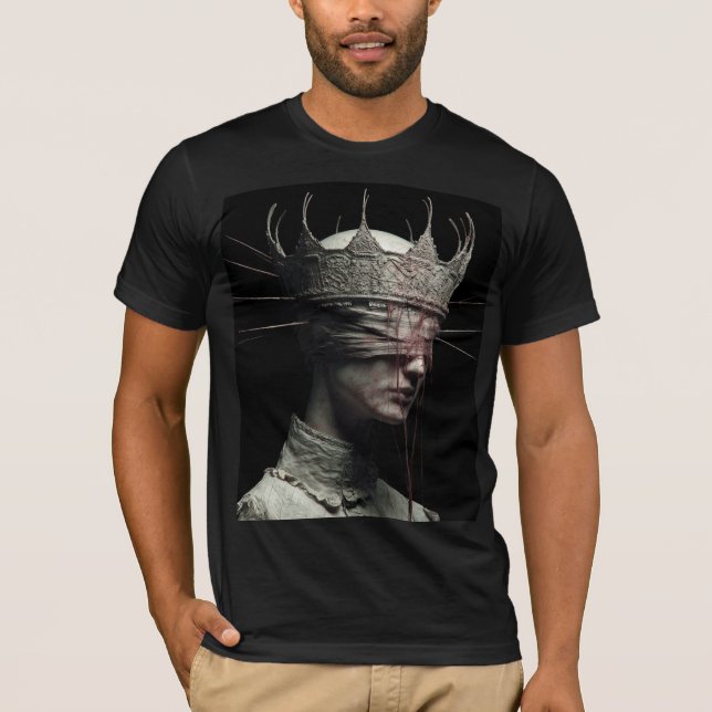 Saint de l'Invisible — T-Shirt Gothique Beaux-Arts (Devant)
