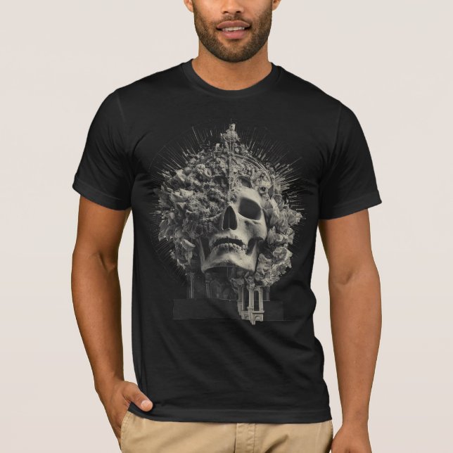 Saint des Ruines – T-Shirt Vanité Gothique (Devant)