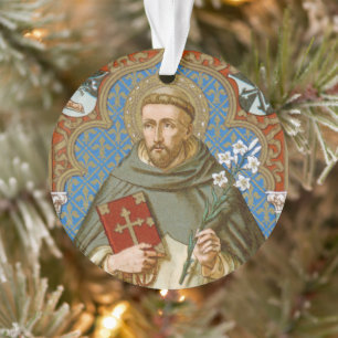 Saint Dominique de Guzman (BK 011) Acrylique circu