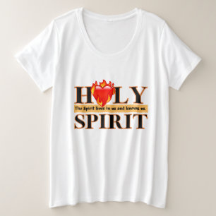 Saint-Esprit de Dieu T-shirt féminin plus-taille