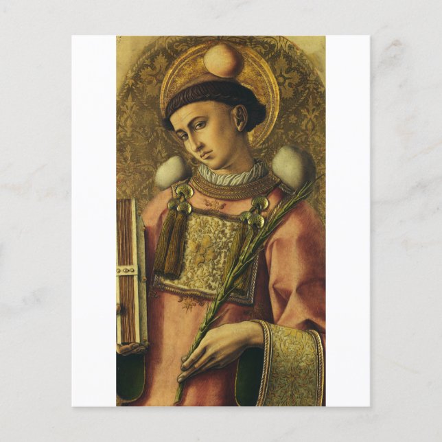 Saint Étienne le Protomartyr Iconographie d'art fi (Devant)