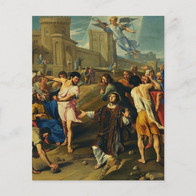 Saint Étienne le Protomartyr Iconographie de l'art (Devant)