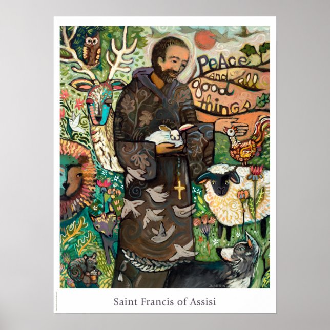 Saint Francis Catholic Classroom Poster (Devant)