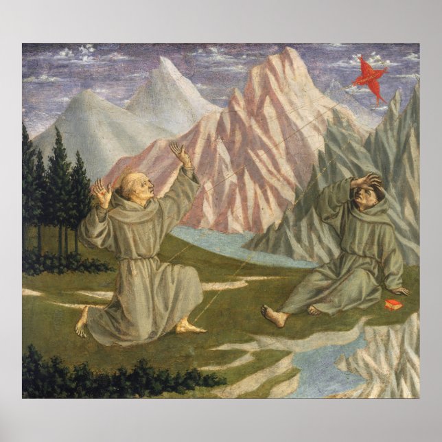 Saint Francis - Domenico Veneziano Poster d'Art (Devant)