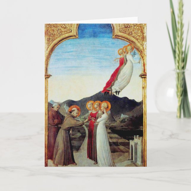 Saint Francis et la carte de voeux femelle de (Devant)
