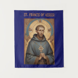 Saint François d'Assise Tapisserie catholique