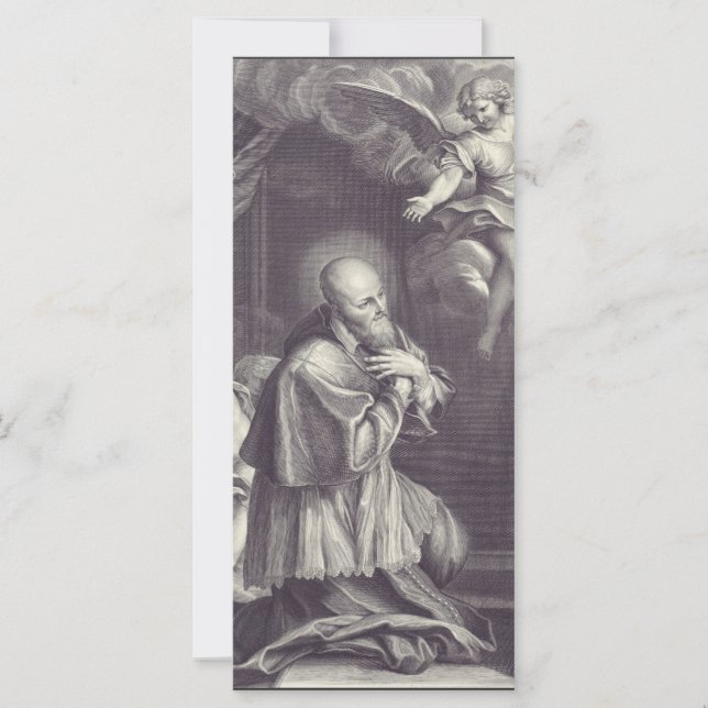 Saint François de Sales Art en noir et blanc (Devant)