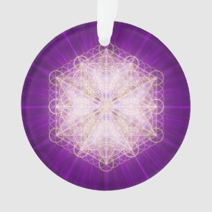 Saint Germain Prière de la Flamme Violette Acryliq
