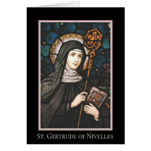Saint Gertrude de Nivelles Patron Saint des Chats