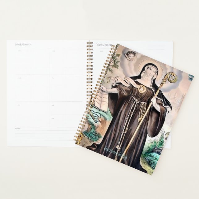 Saint Gertrude le Grand (Devant avec enveloppe)