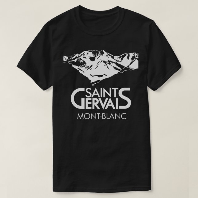 Saint Gervais Mont Blanc Classic T-shirt (Design devant)