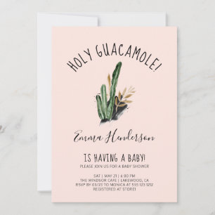 Saint-Guacamole Baby shower mexicain moderne